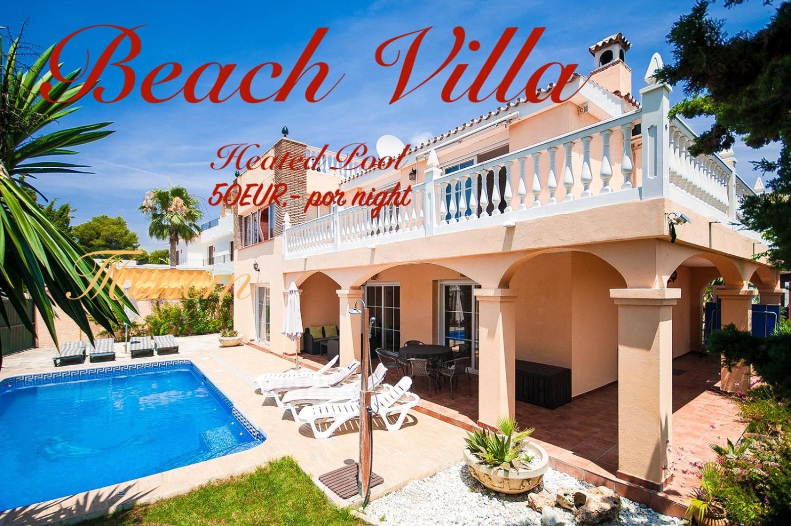 Beach Villa Costanera In Марбелья Экстерьер фото